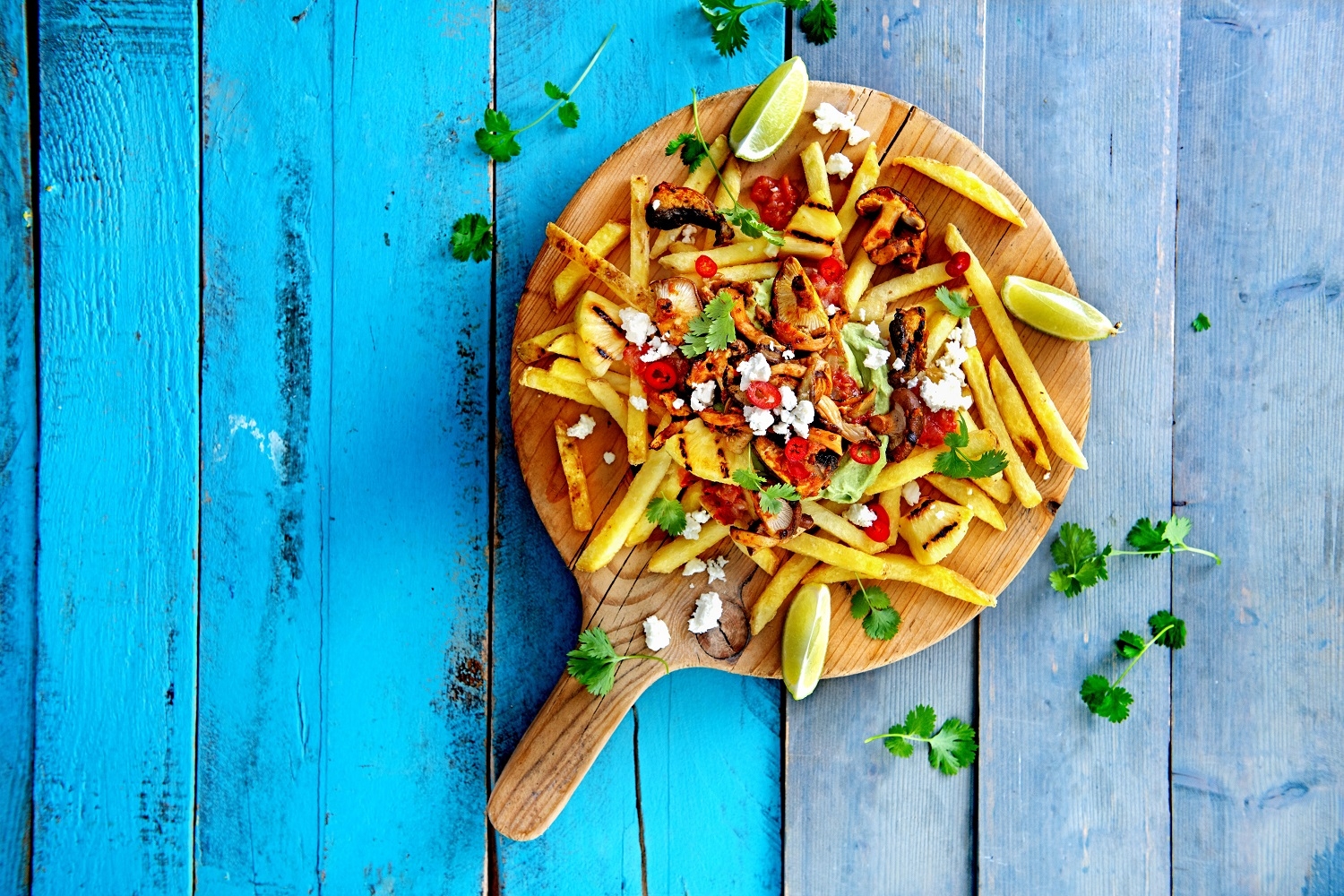 houbove_al_pastor_naladovane_hranolky | Recepty Aviko pro gastronomii