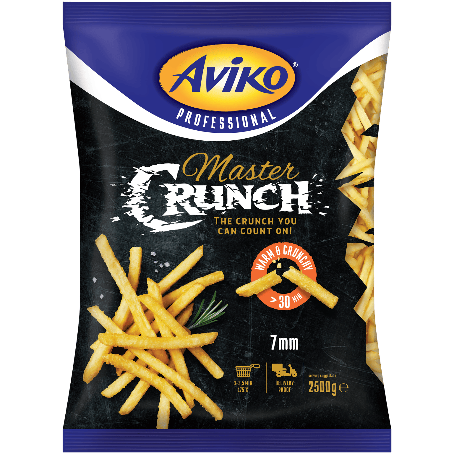 aviko master crunch hranolky 7 mm pro gastro obal