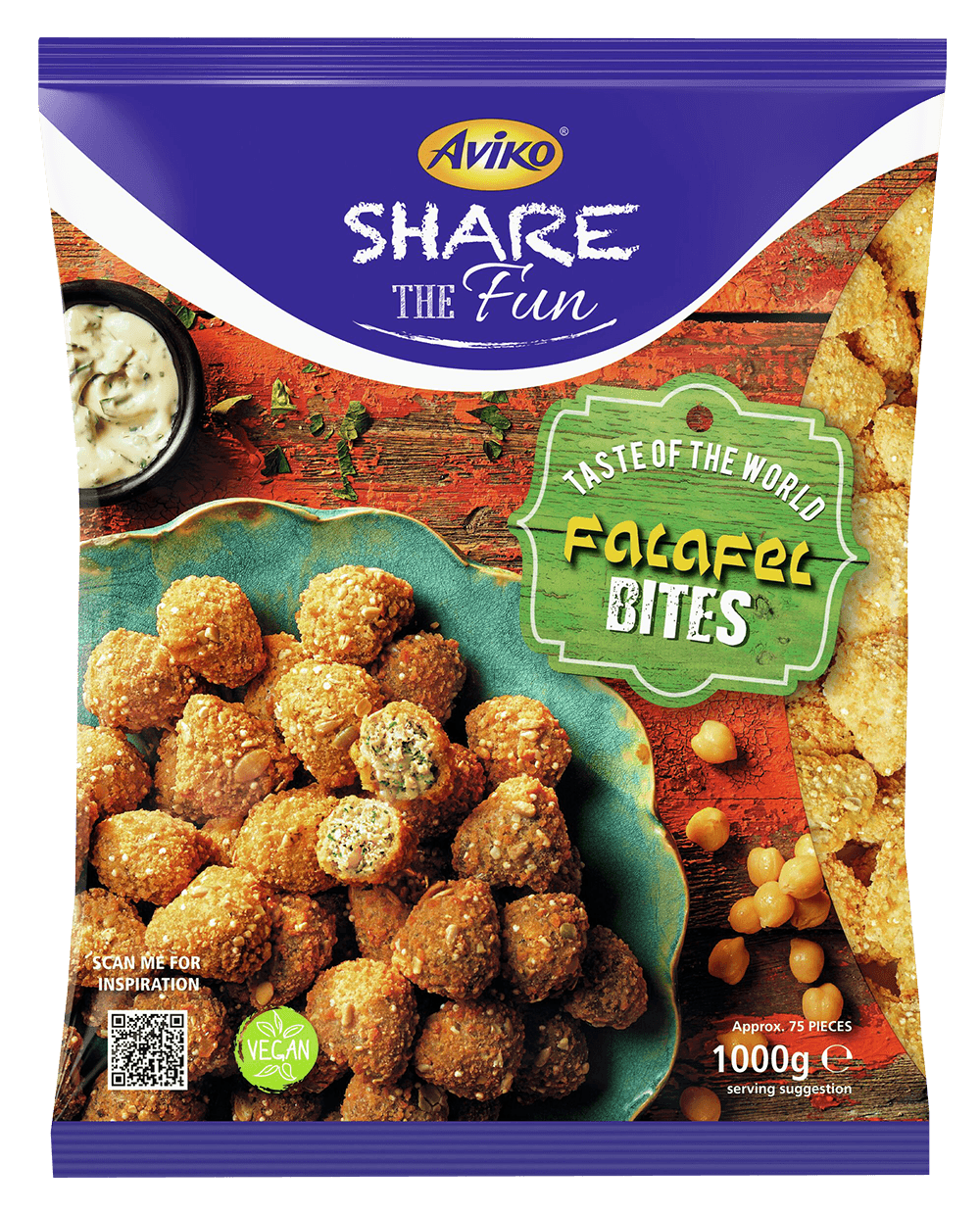 Aviko gastro falafel_bites obal