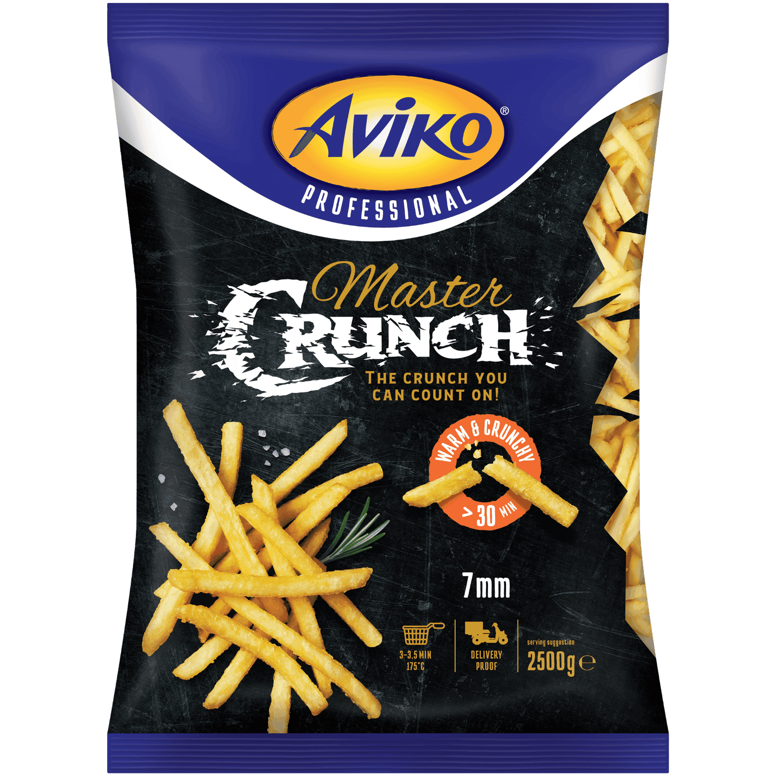 aviko master crunch hranolky 7 mm pro gastro obal