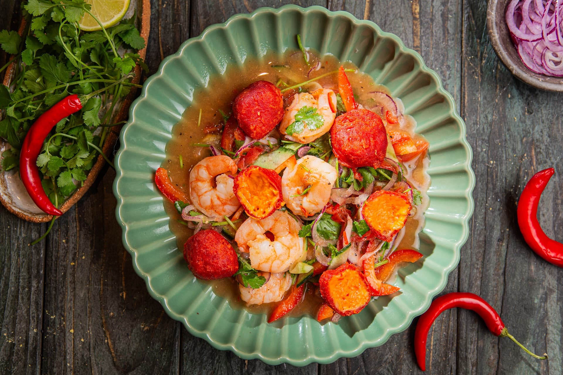 ceviche_se_syrovymi_nugetami_aviko_habanero | Recepty Aviko pro gastronomii